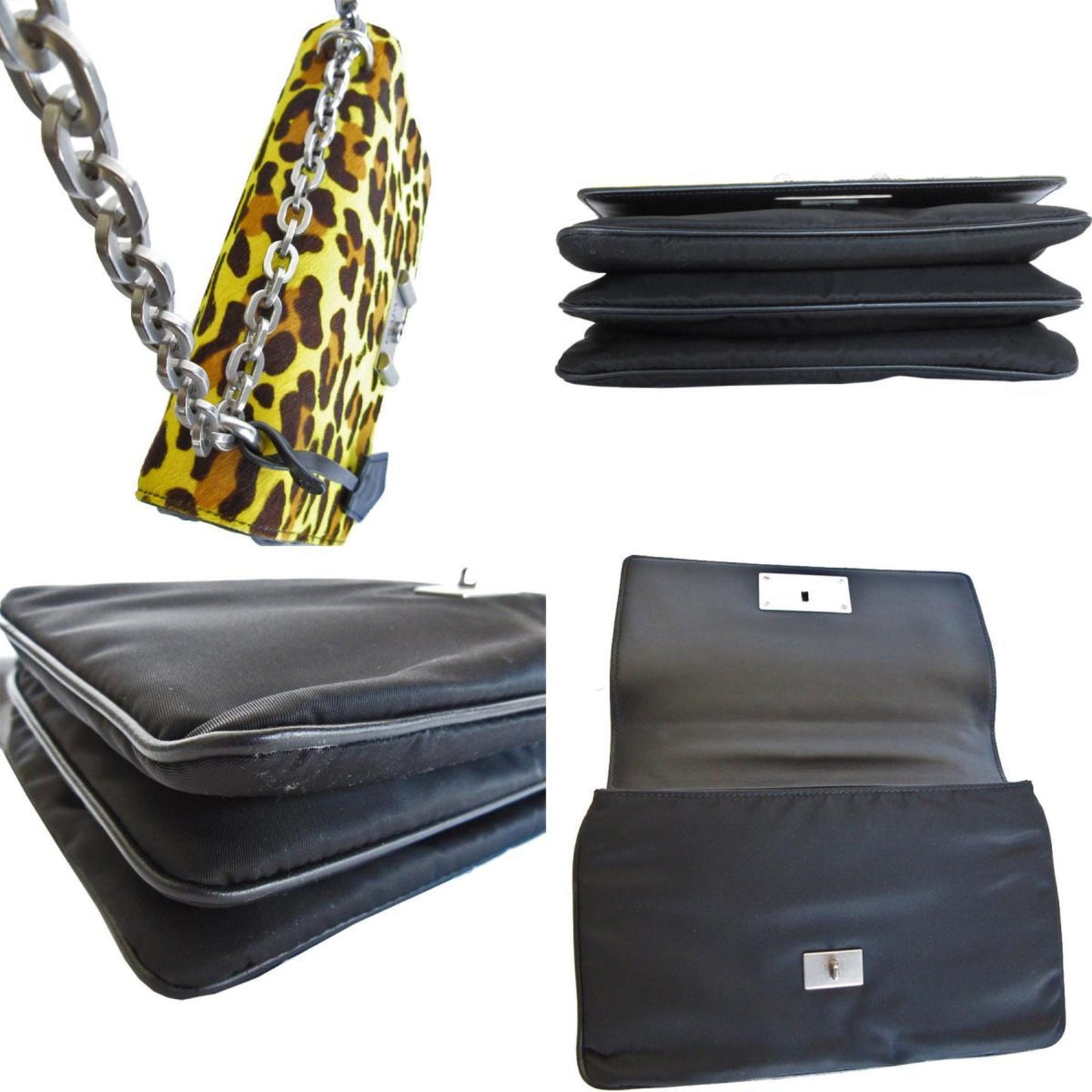 Prada Nylon Black Shoulder Bags