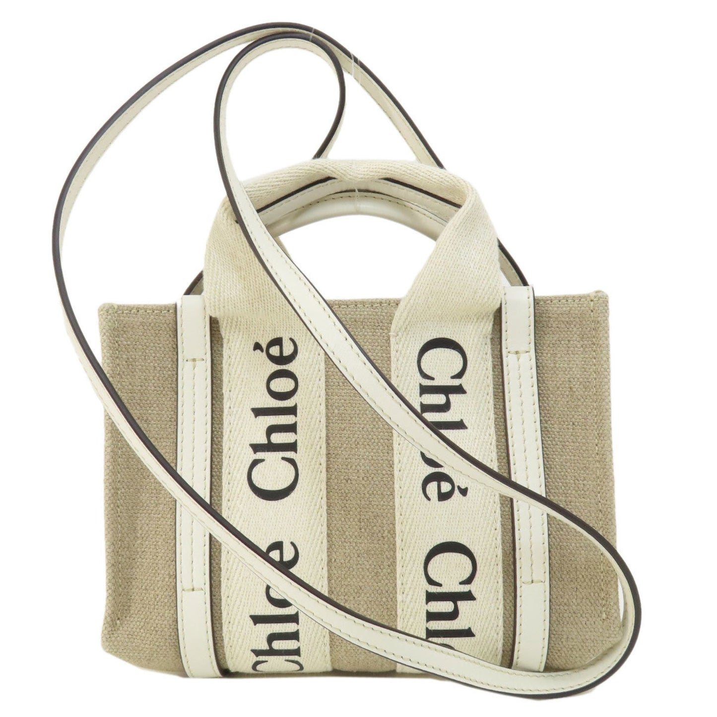 Chloé Canvas Brown Shoulder Bags