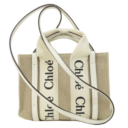 Chloé Canvas Brown Shoulder Bags