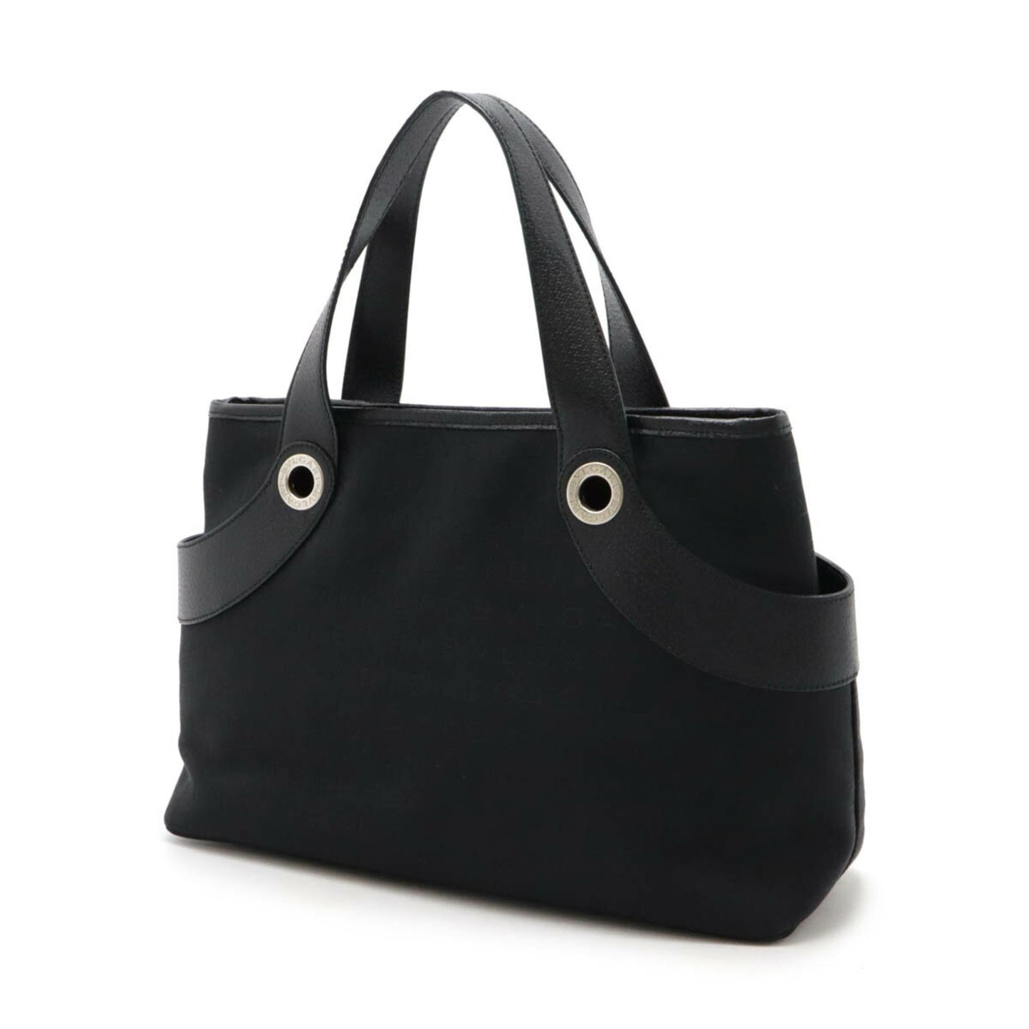Bvlgari Canvas Black Handbags