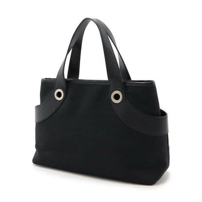 Bvlgari Canvas Black Handbags