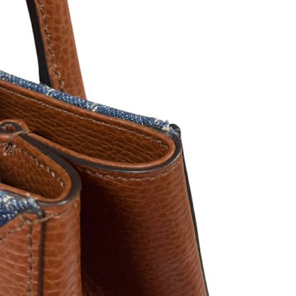 Gucci Denim Blue Shoulder Bags