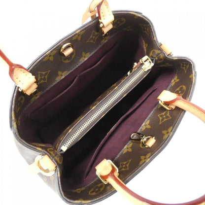 Louis Vuitton Coated Canvas Brown Handbags