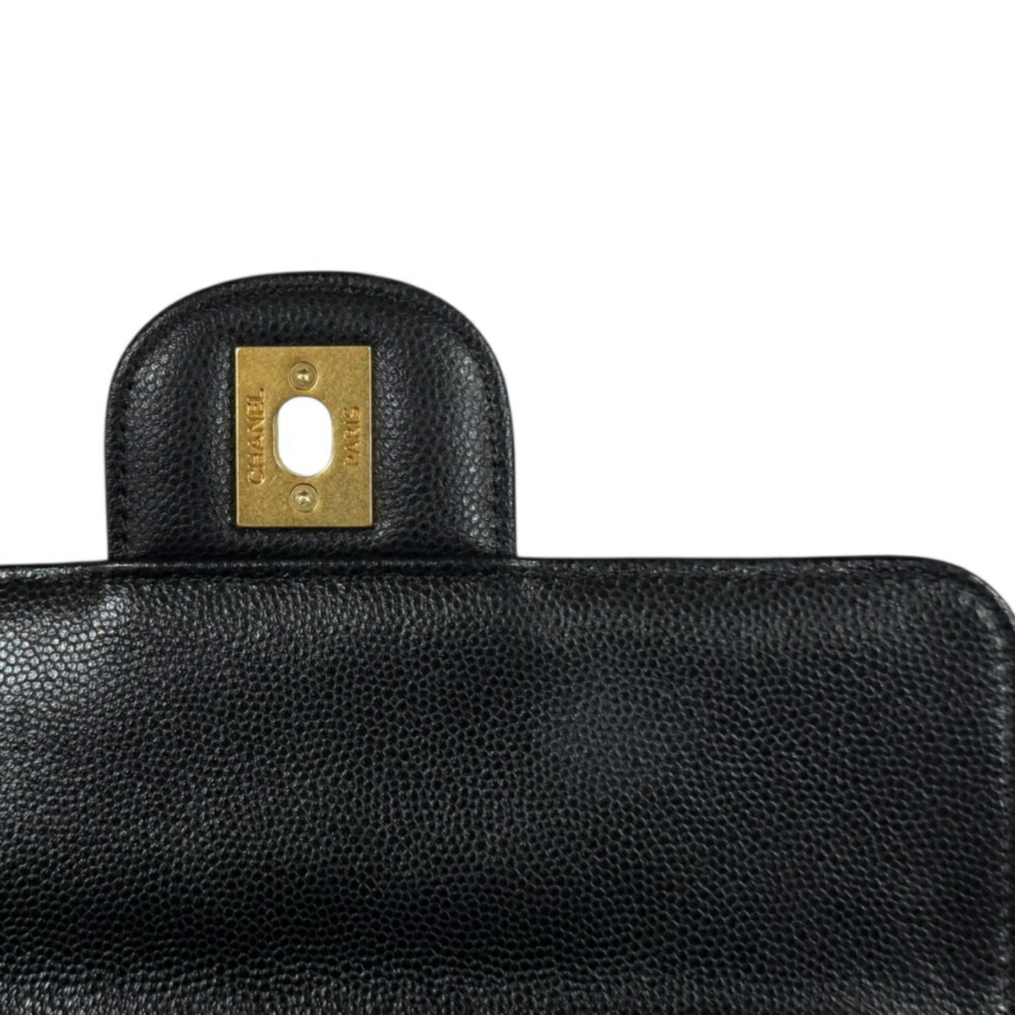 Chanel Calfskin Black Shoulder Bags
