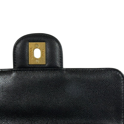 Chanel Calfskin Black Shoulder Bags