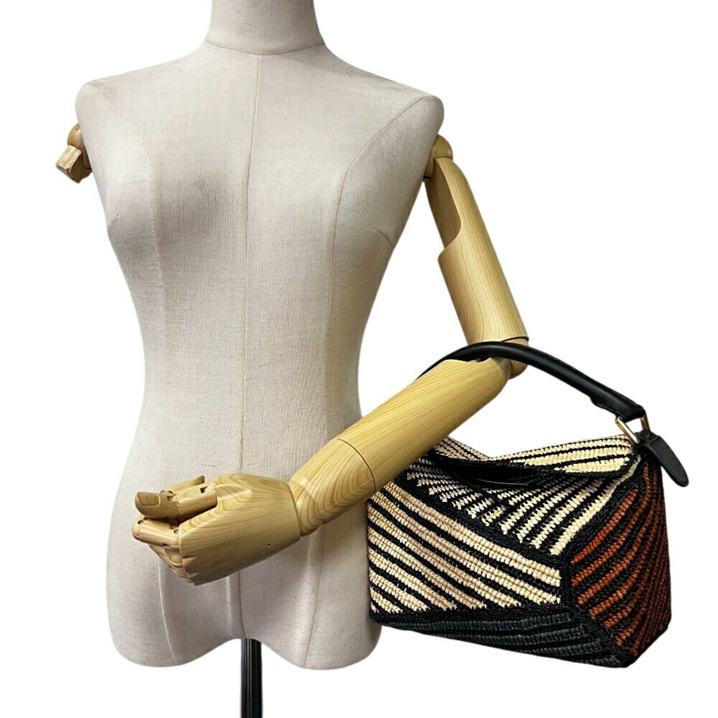 Loewe Woven Fabric Multi Handbags