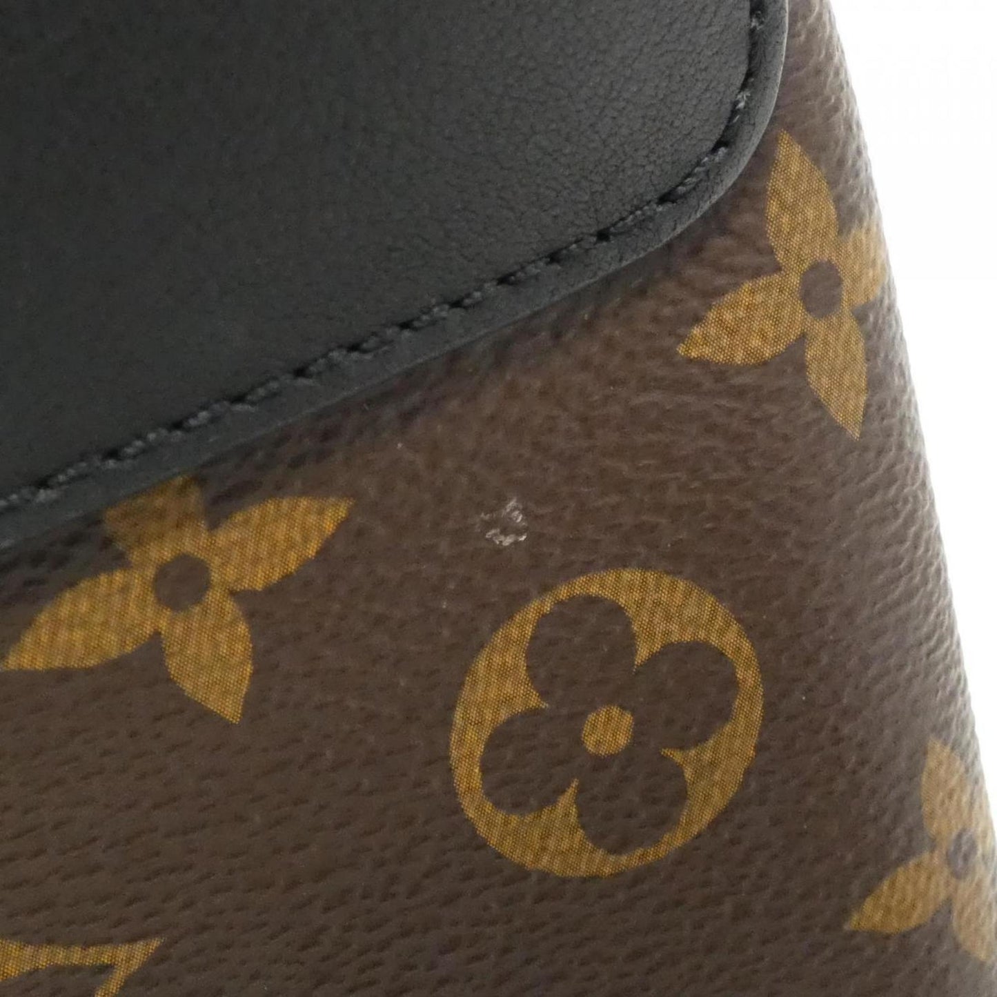 Louis Vuitton Coated Canvas Black Handbags