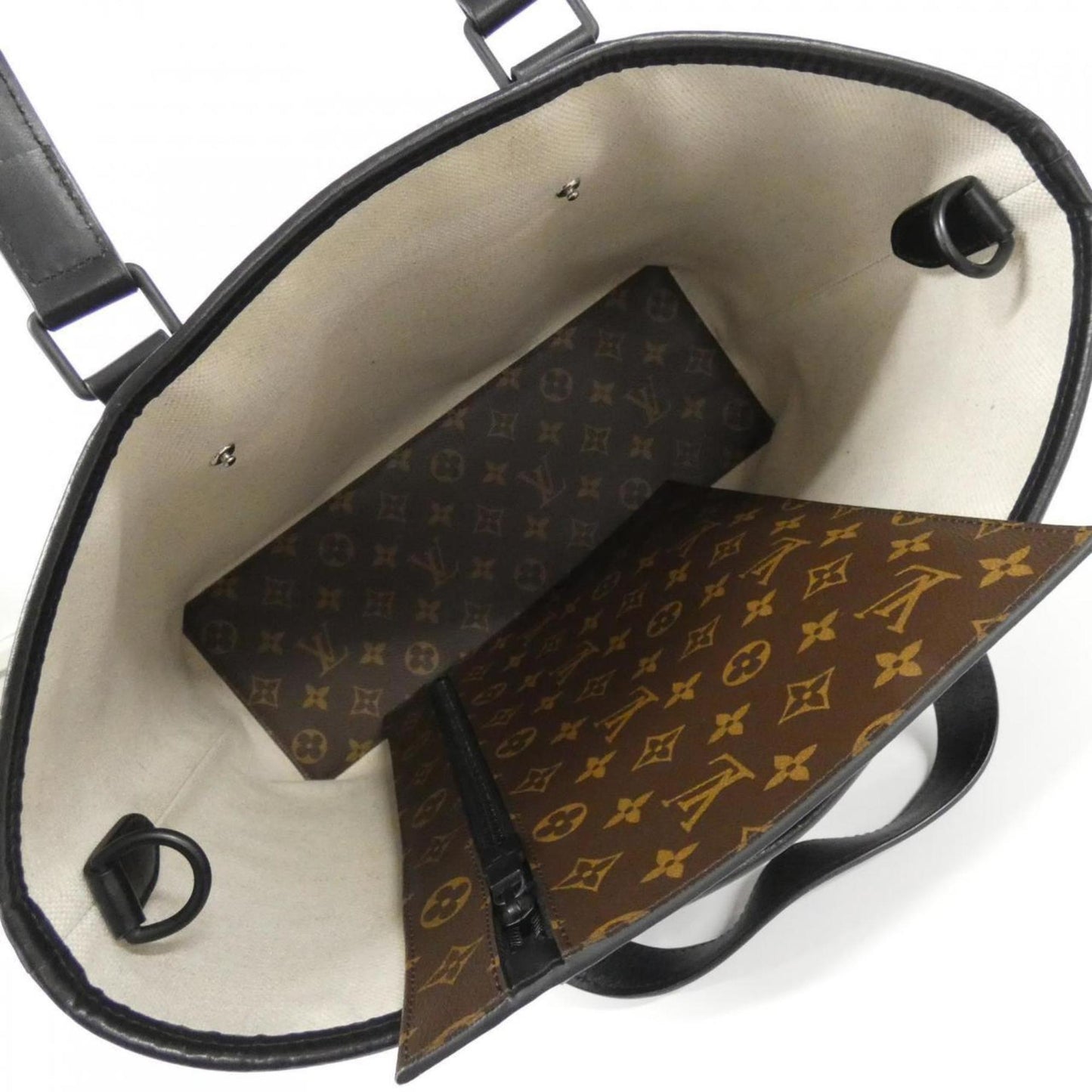 Louis Vuitton Coated Canvas Brown Handbags