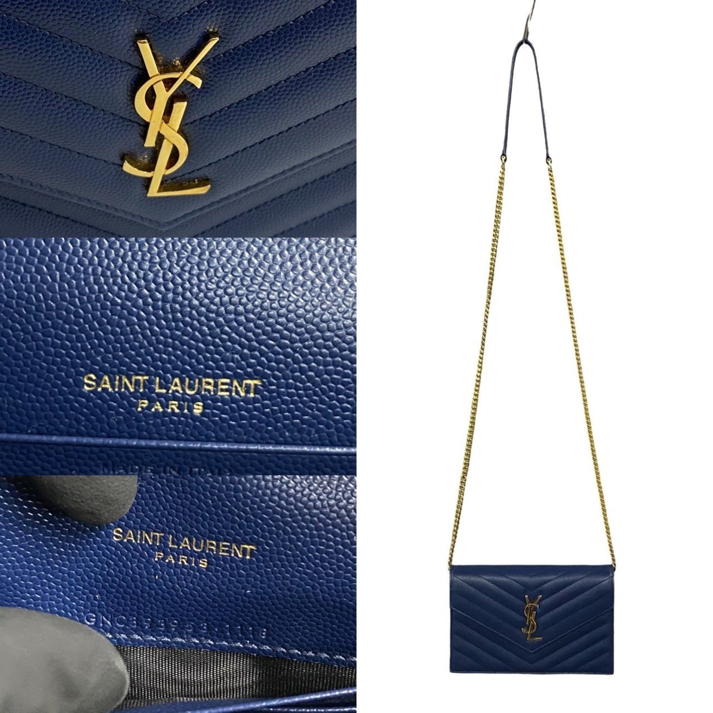 Saint Laurent Others Blue Shoulder Bags