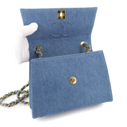 Chanel Denim Blue Shoulder Bags