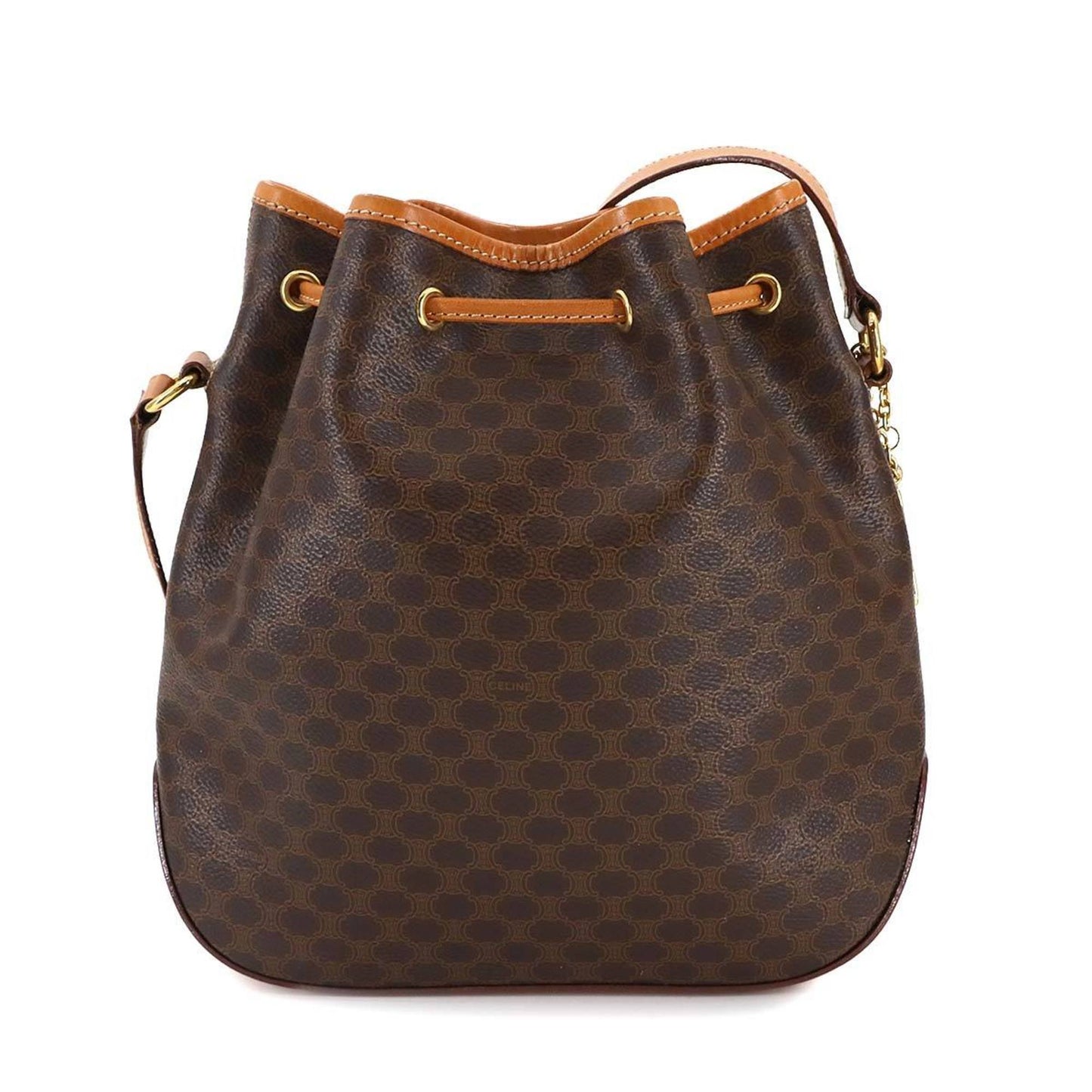 Celine Pvc Brown Shoulder Bags
