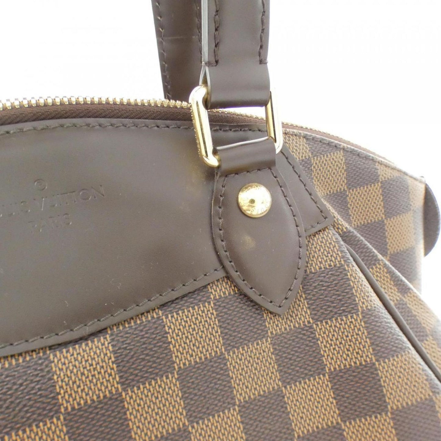 Louis Vuitton Coated Canvas Brown Handbags