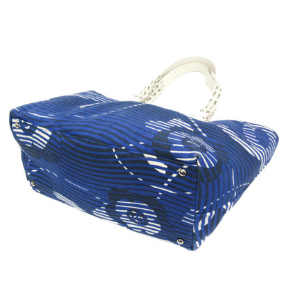 Chanel Canvas Blue Tote Bags