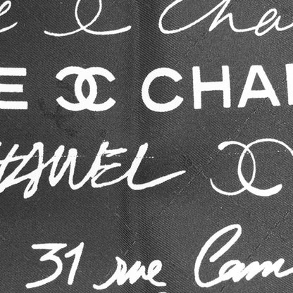 Chanel Silk Black Scarves