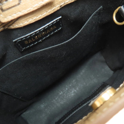 Balenciaga Pvc Brown Handbags