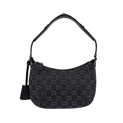 Gucci Denim Black Shoulder Bags