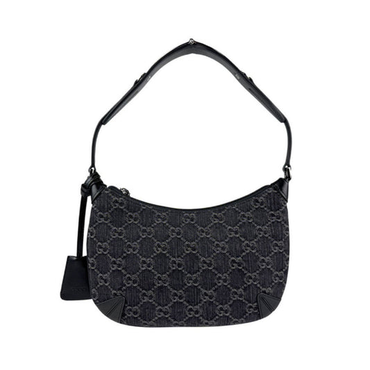 Gucci Denim Black Shoulder Bags