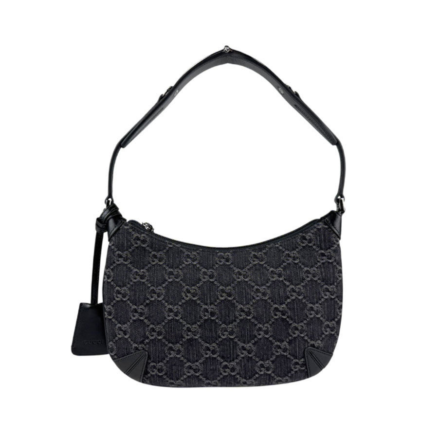 Gucci Denim Black Shoulder Bags