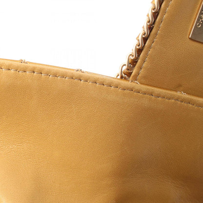 Chanel Patent Gold Shoulder Bags