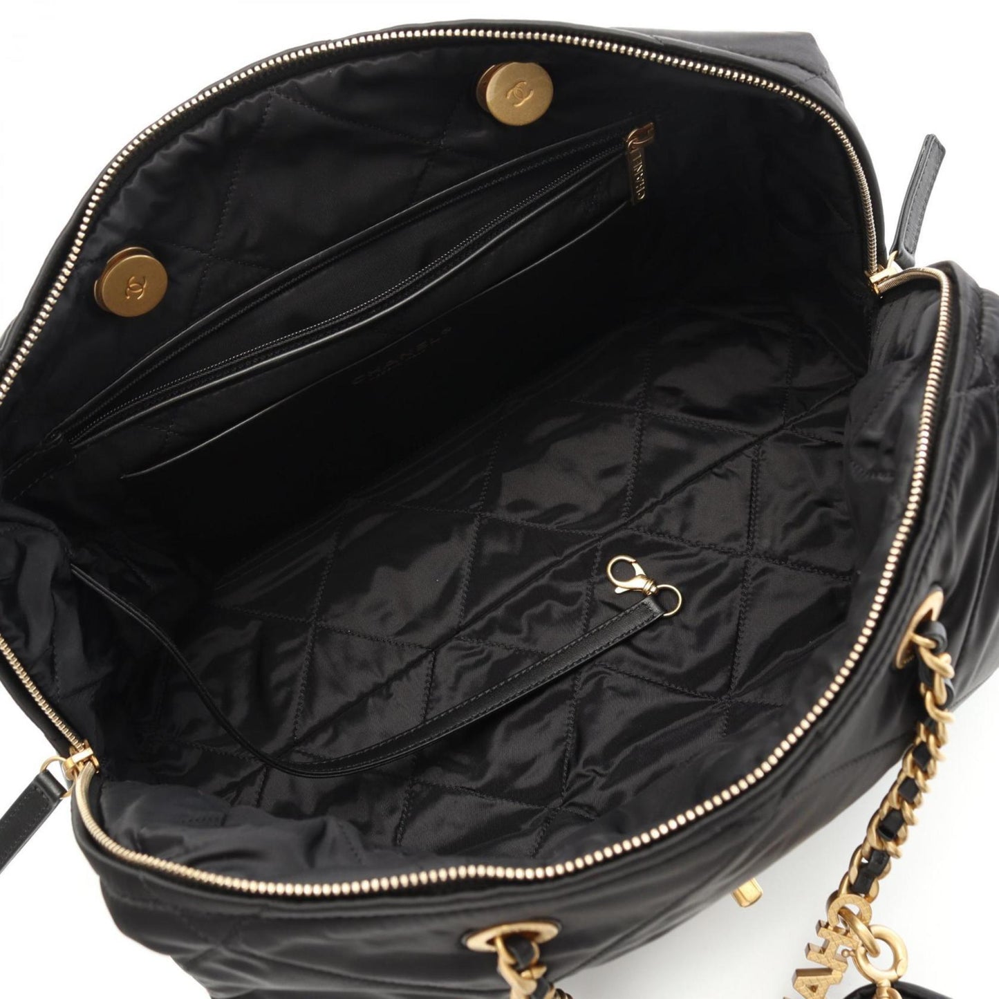 Chanel Nylon Black Shoulder Bags