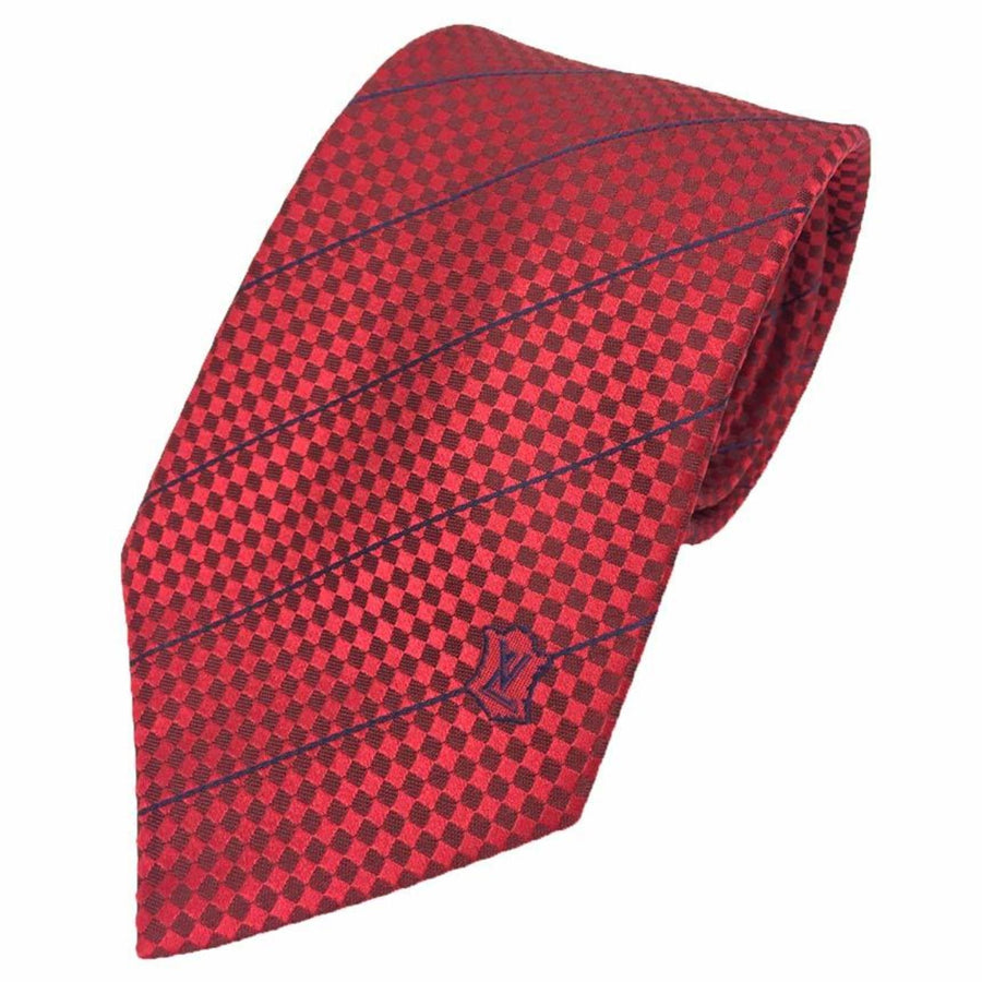 Louis Vuitton Silk Red Ties