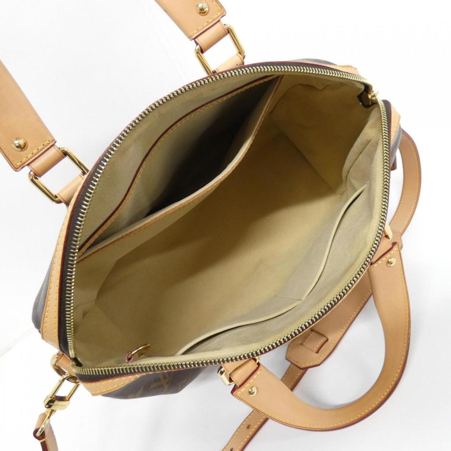 Louis Vuitton Coated Canvas Brown Handbags