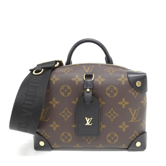 Louis Vuitton Coated Canvas Black Handbags