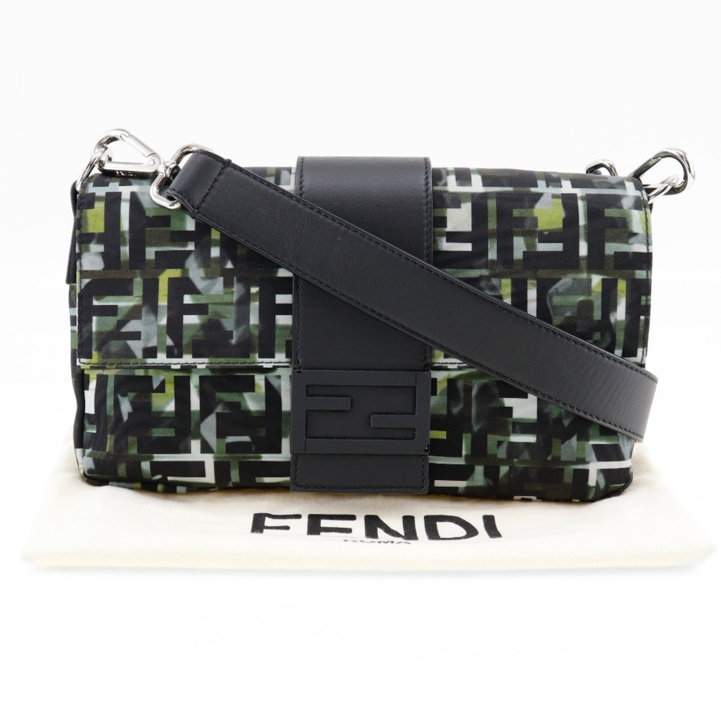 Fendi Nylon Black Shoulder Bags