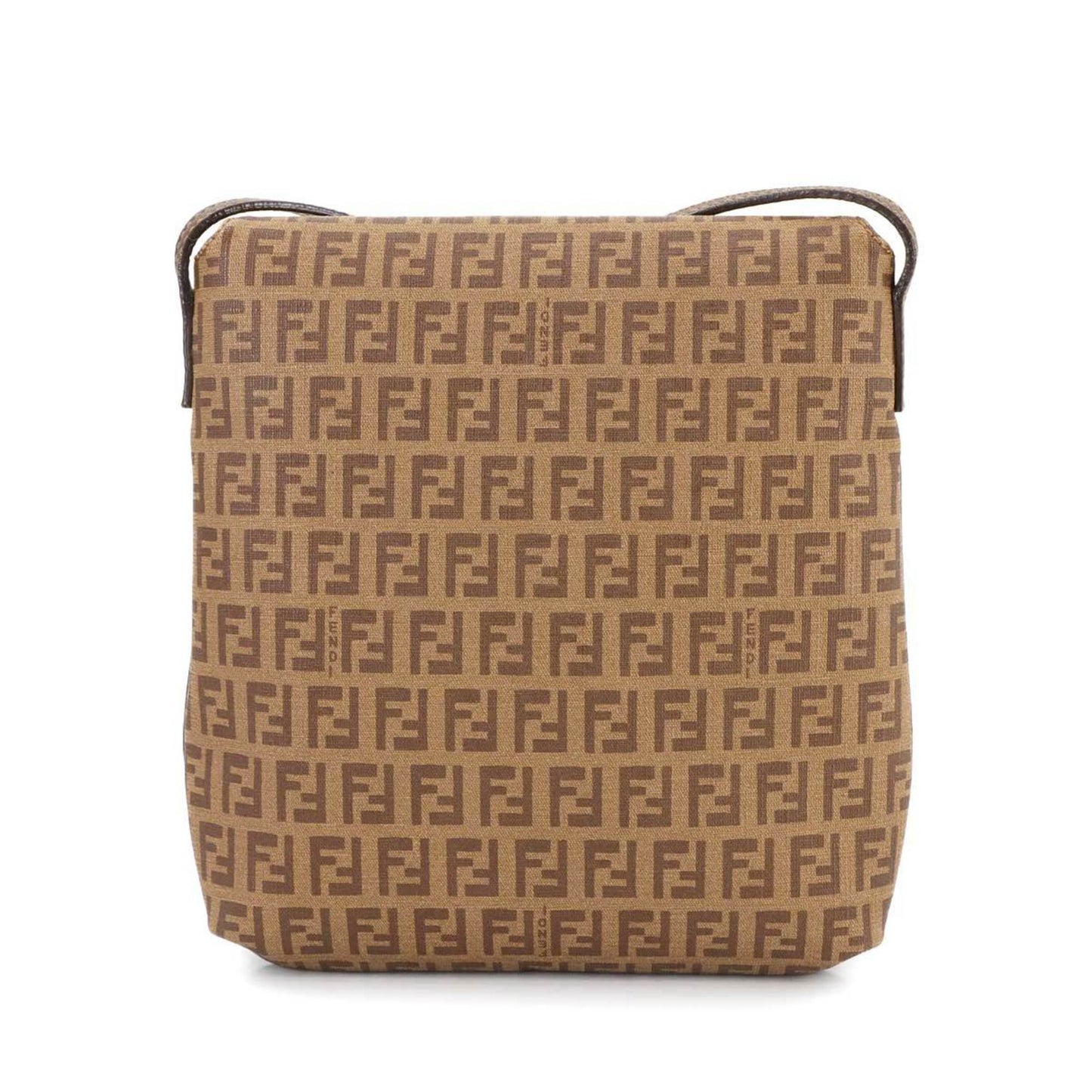 Fendi Pvc Brown Shoulder Bags