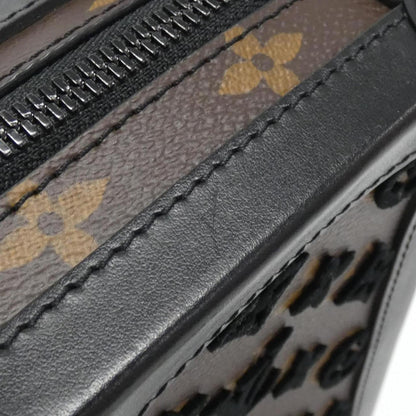 Louis Vuitton Coated Canvas Black Shoulder Bags
