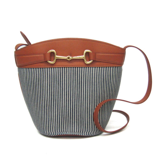 Celine Canvas Brown Shoulder Bags