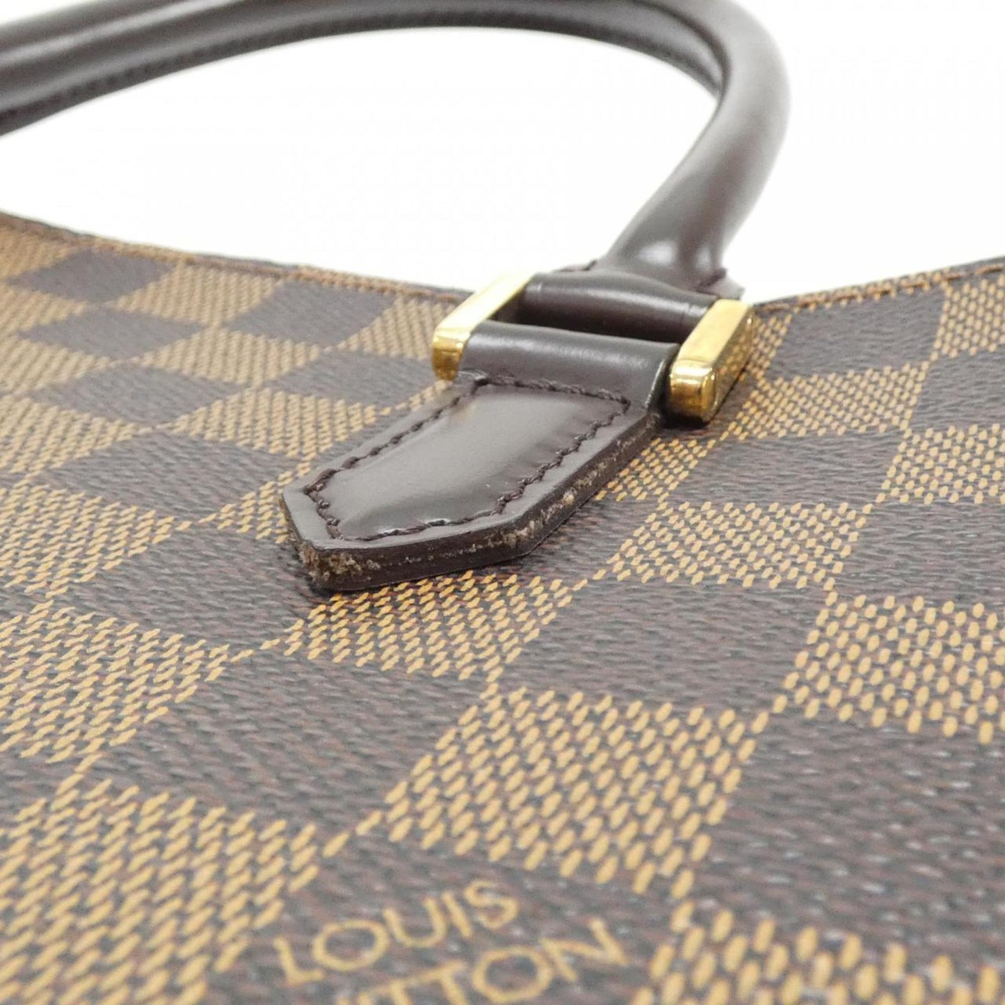 Louis Vuitton Coated Canvas Brown Handbags