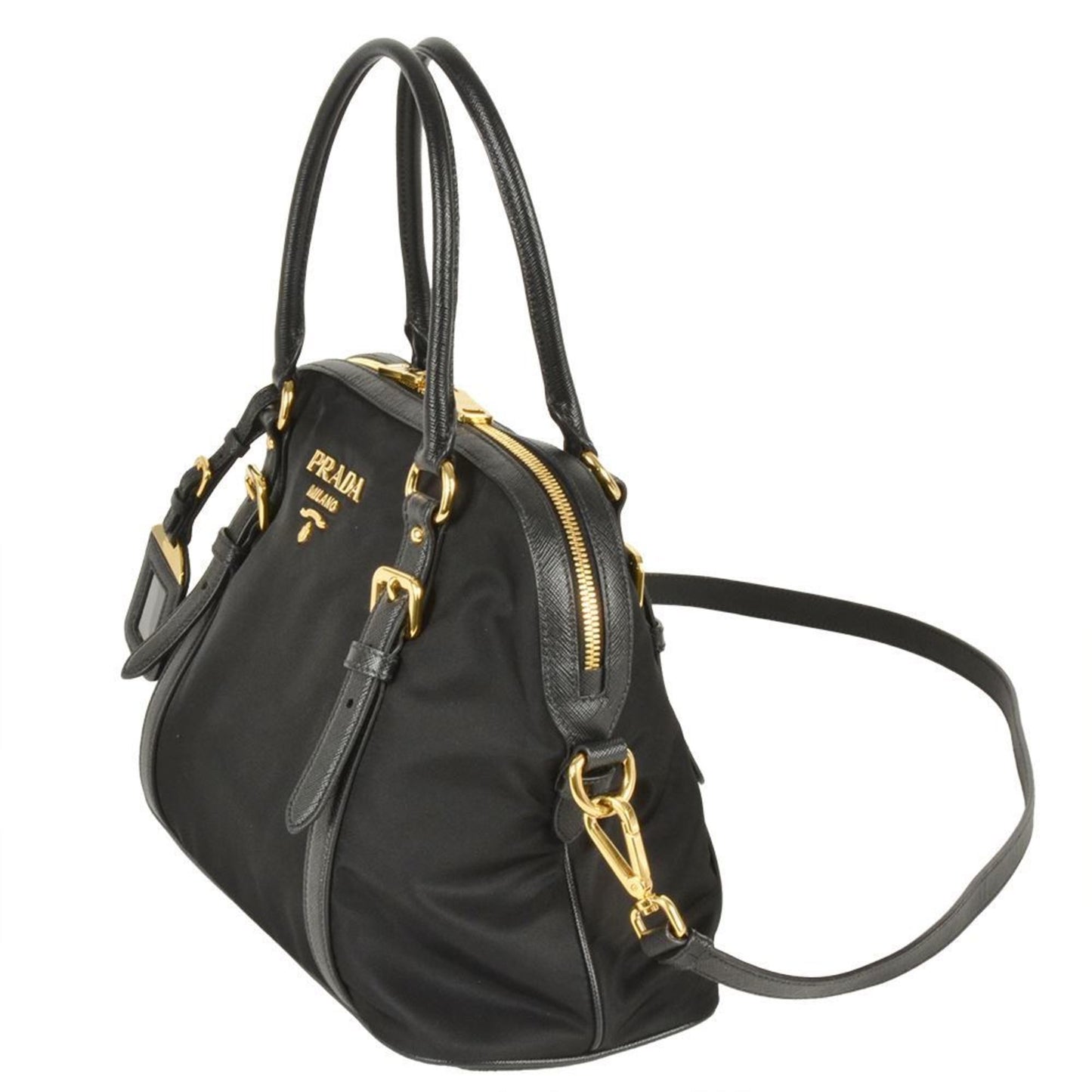 Prada Nylon Black Handbags