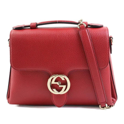 Gucci Other Metal Red Handbags