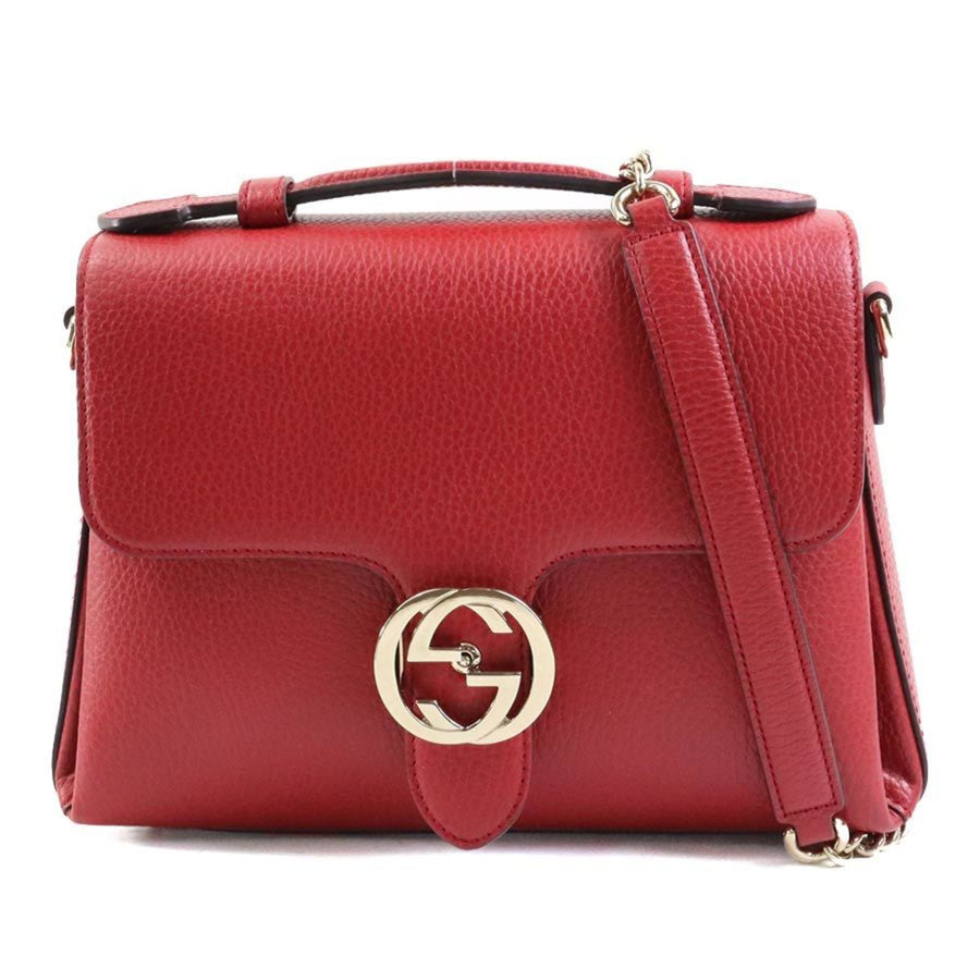 Gucci Other Metal Red Handbags