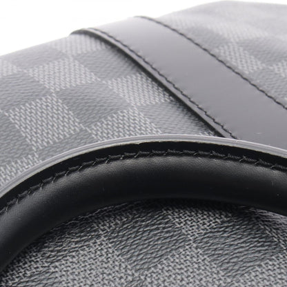 Louis Vuitton Coated Canvas Black Travel Bags