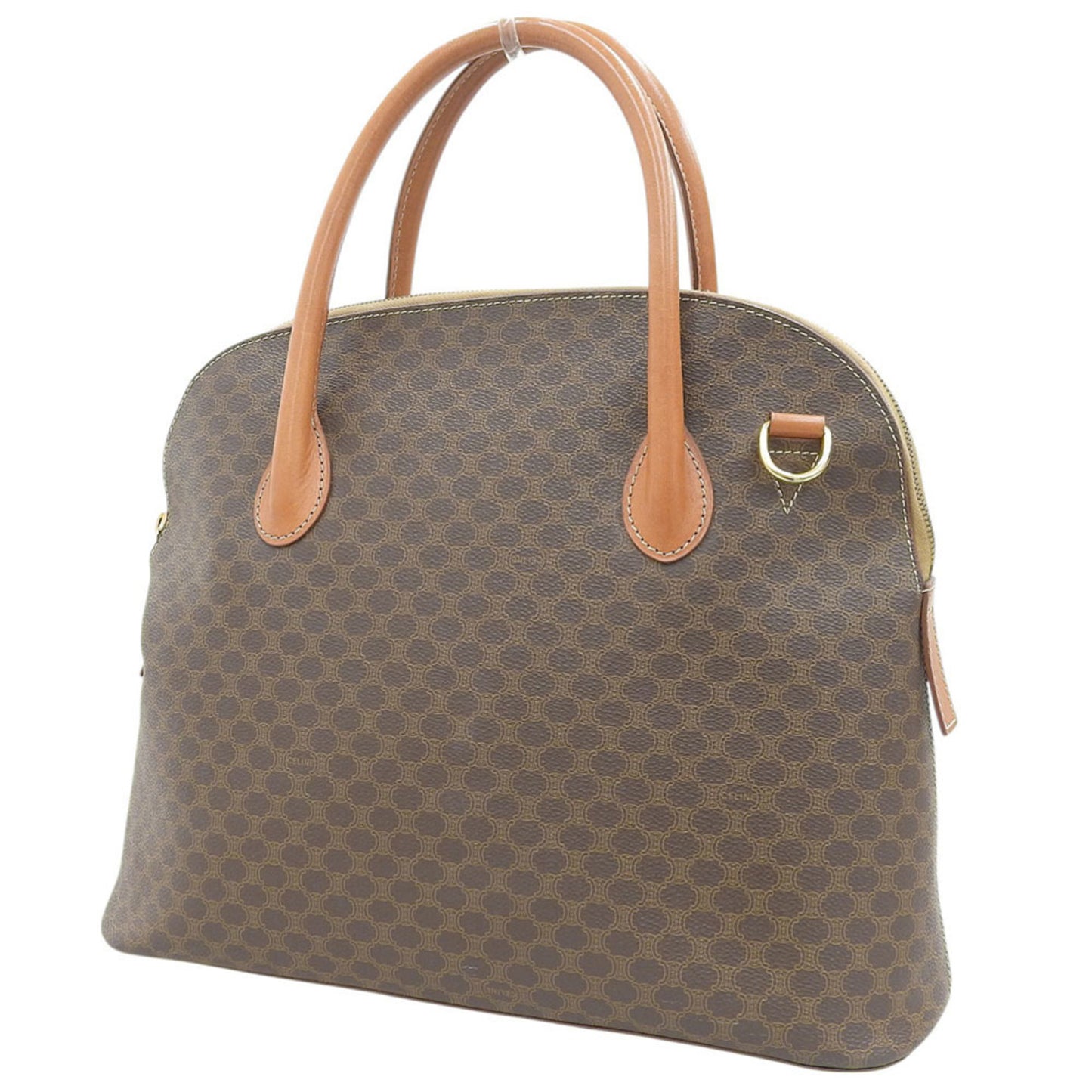 Celine Pvc Brown Handbags