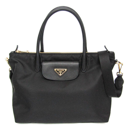 Prada Nylon Black Handbags