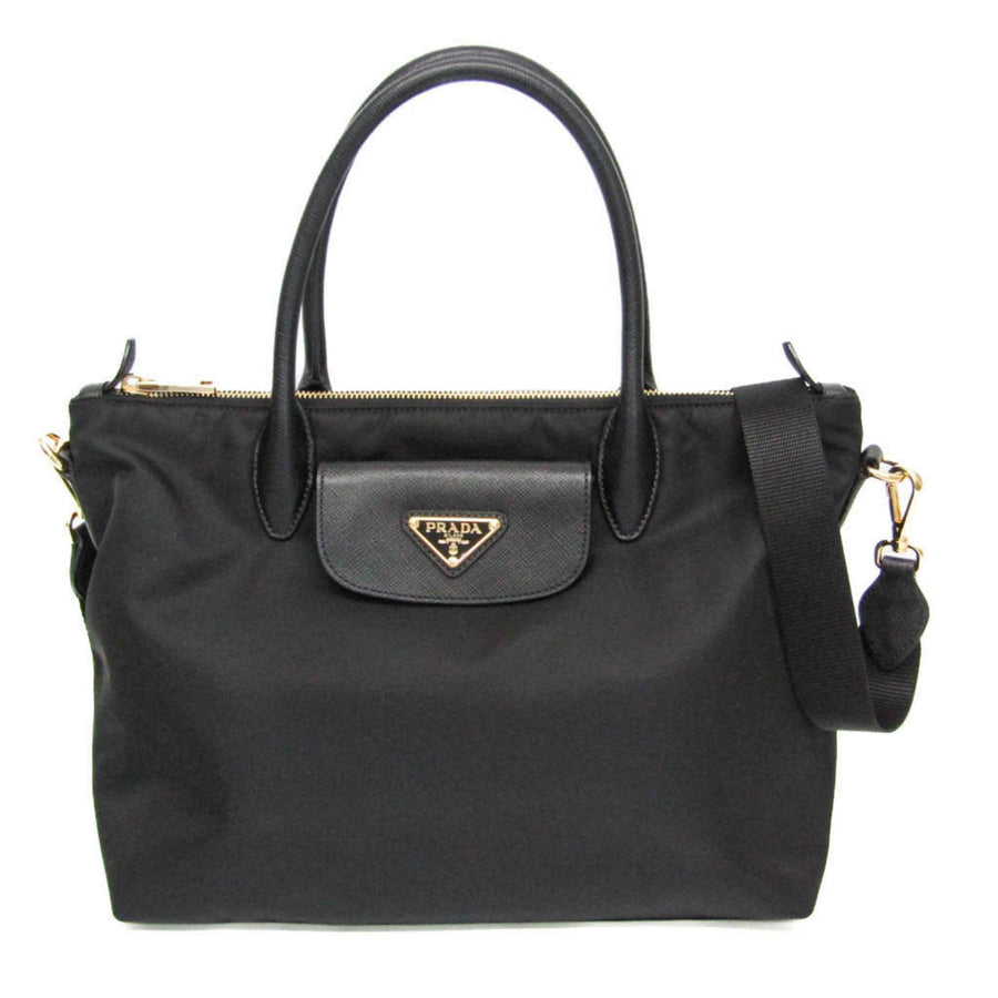 Prada Nylon Black Handbags