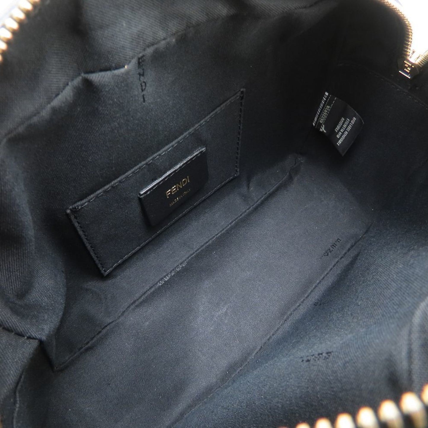Fendi Coated Canvas Black Shoulder Bags