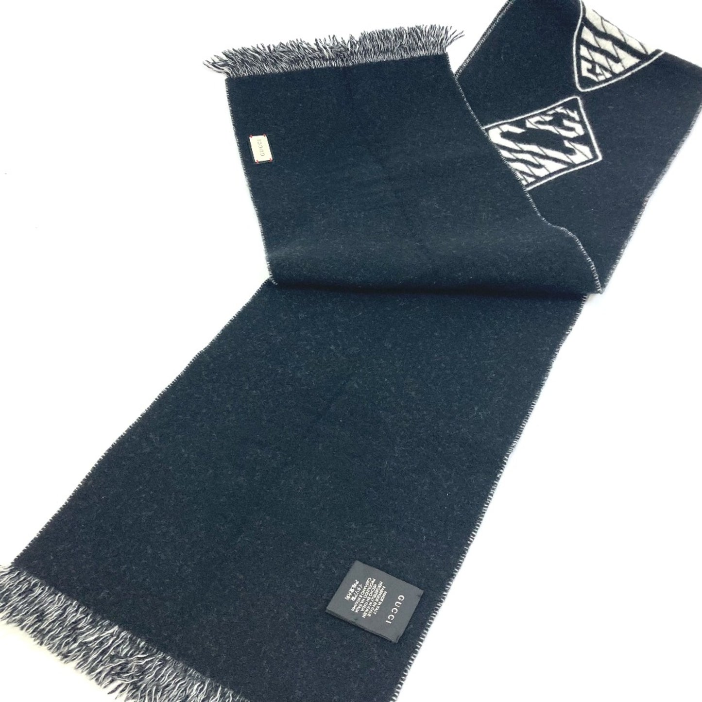 Gucci Wool Black Scarves