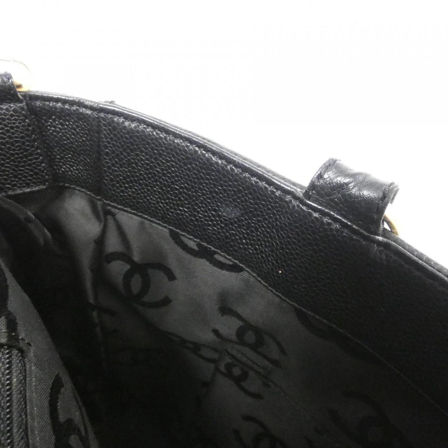 Chanel Calfskin Black Handbags