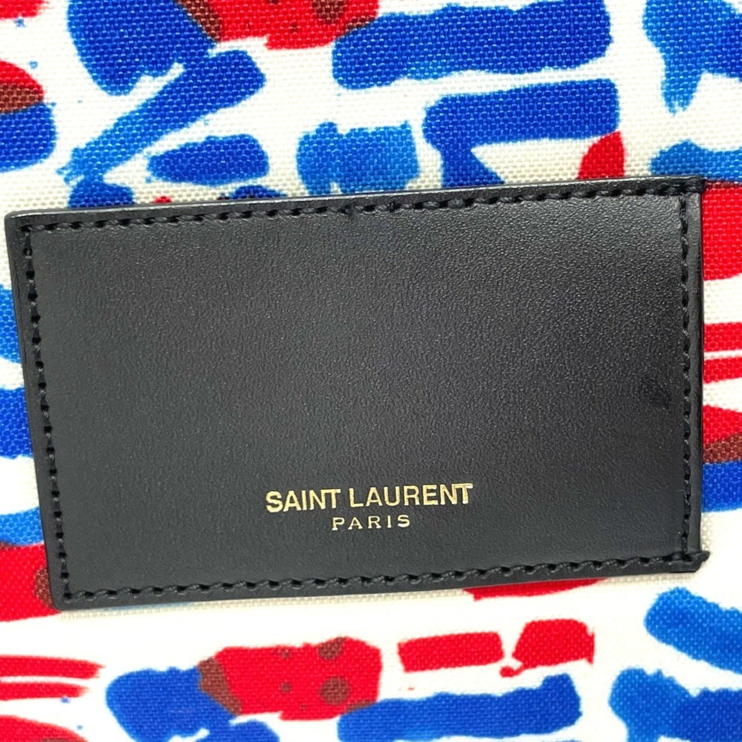 Saint Laurent Canvas Blue Backpacks