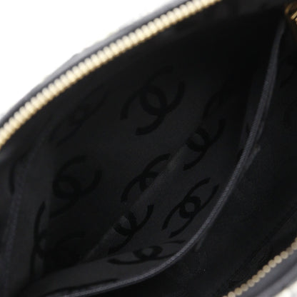 Chanel Calfskin Black Shoulder Bags