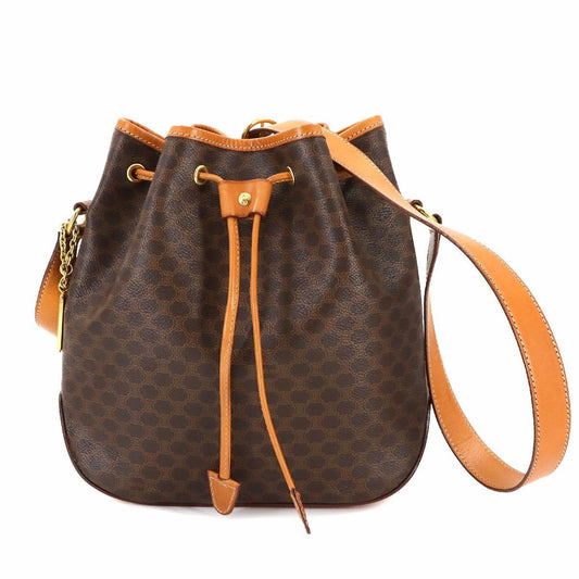 Celine Pvc Brown Shoulder Bags
