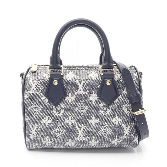 Louis Vuitton Coated Canvas Blue Handbags