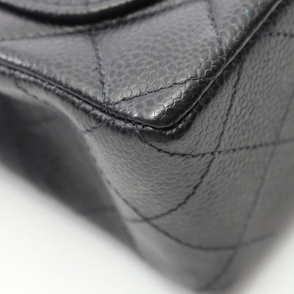 Chanel Calfskin Black Shoulder Bags