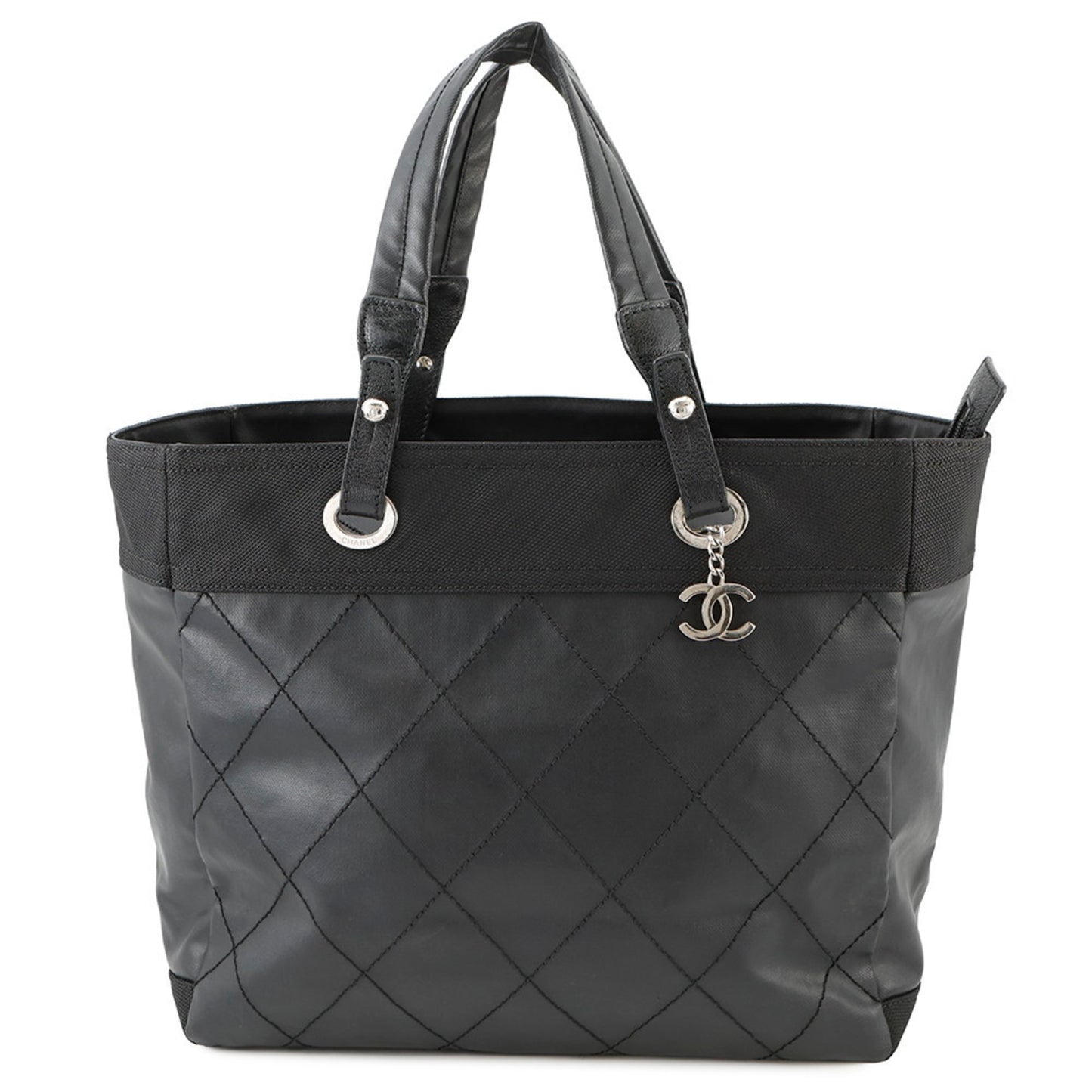 Chanel Canvas Black Tote Bags