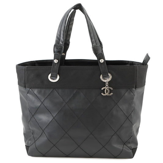 Chanel Canvas Black Tote Bags