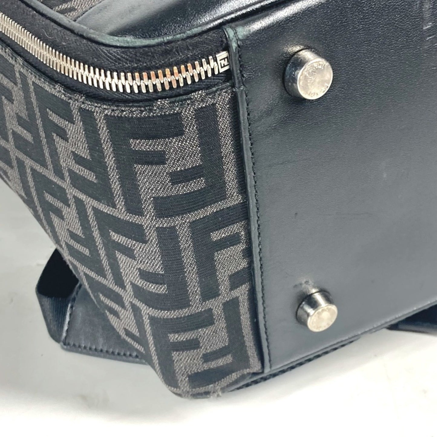 Fendi Canvas Black Backpacks
